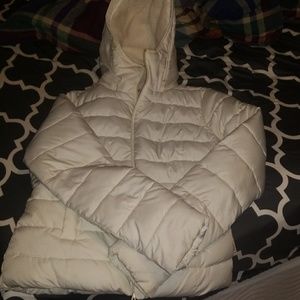 Kids hollister jacket white